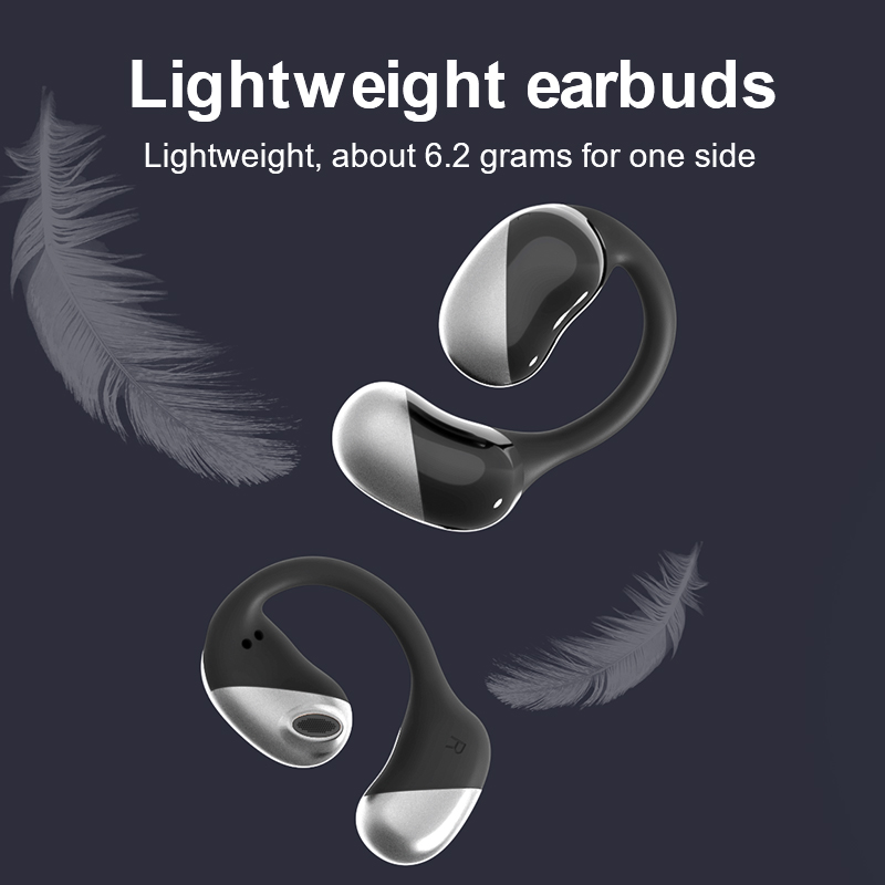 新款蓝牙 5.3 智能通话降噪开耳式锻炼运动立体声耳机